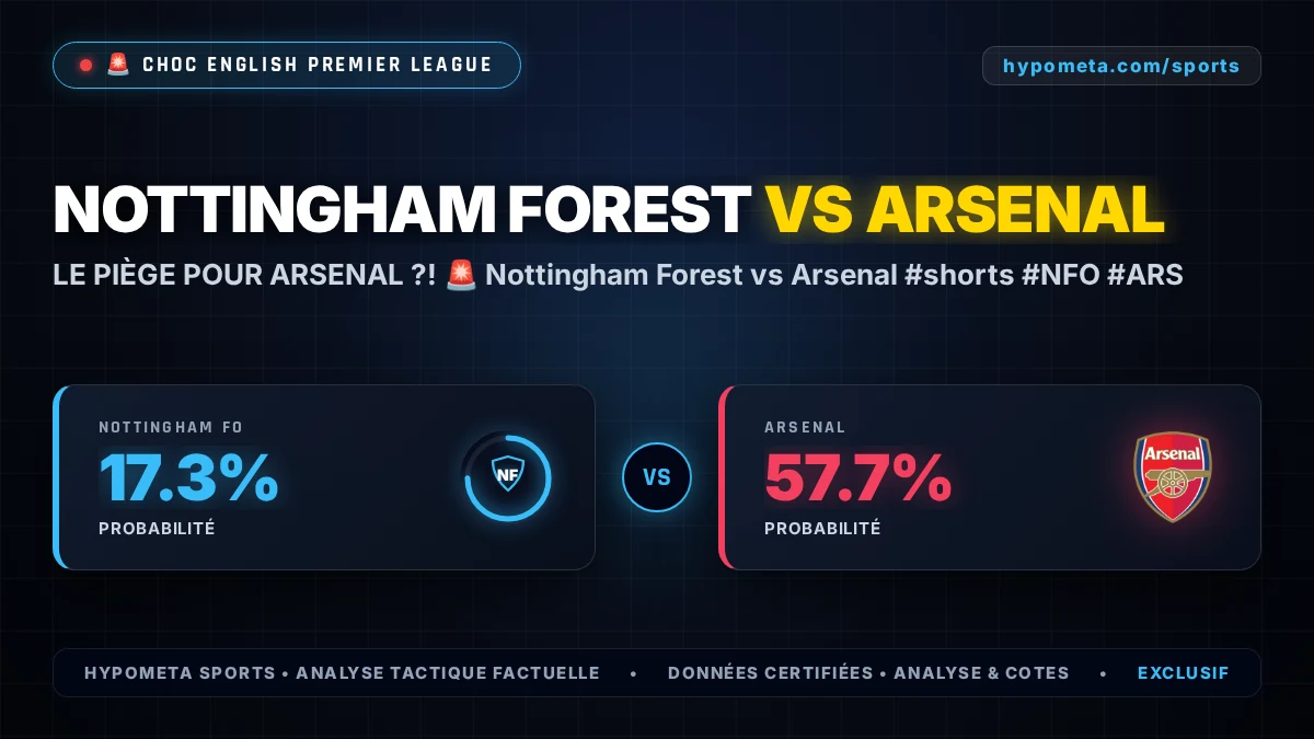Nottingham Forest vs Arsenal : Analyse Tactique Avant-Match – Le Piège Se Refermera-t-il ?